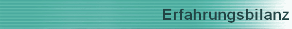 Erfahrungsbilanz