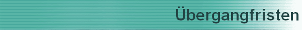 bergangfristen